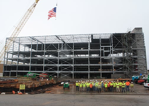 Shaw team celebrates progress at Plant 65