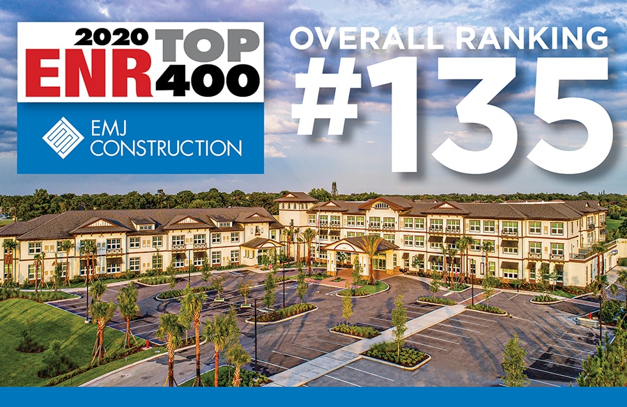 EMJ Ranks #135 on ENR’s 2020 Top 400 Contractors