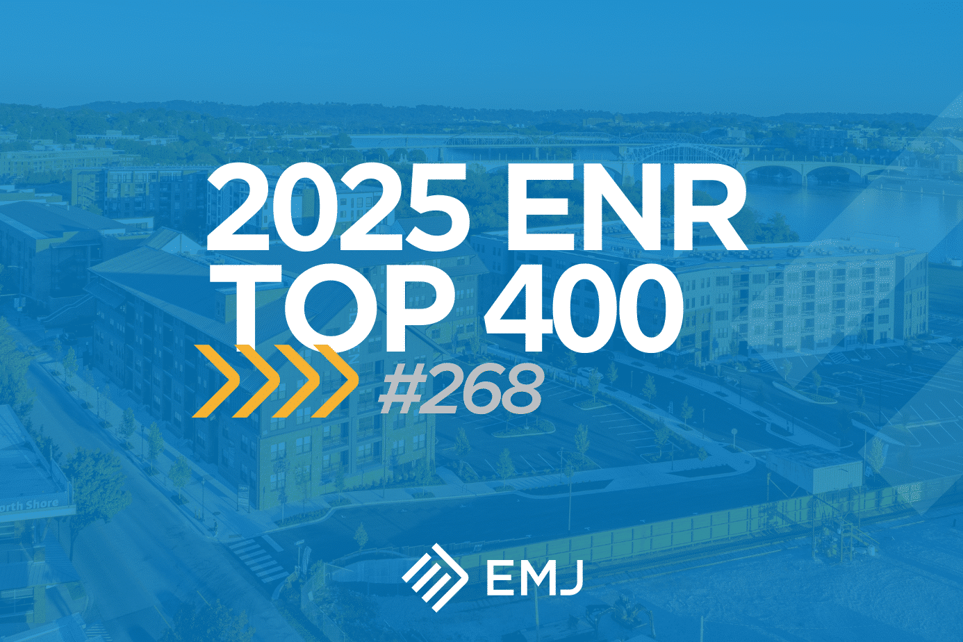 EMJ Ranks #268 on ENR’s 2025 Top 400 Contractors List