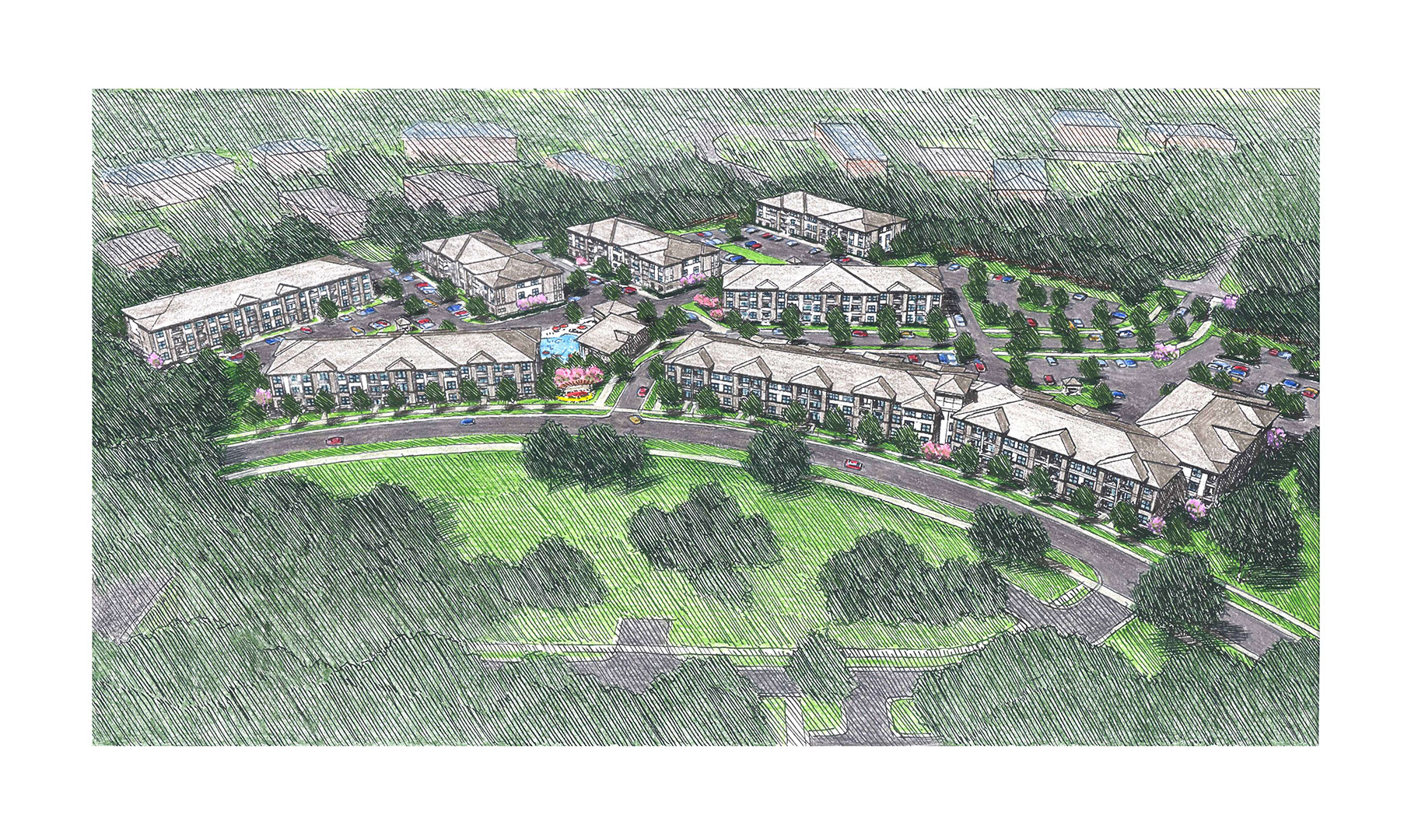 Archdale Flats Rendering