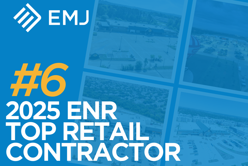 EMJ Ranked #6 in Retail on ENR’s 2025 Top Contractors Sourcebook