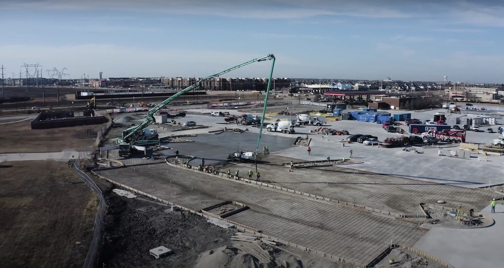 Bird’s-eye View of a Job Site Walk